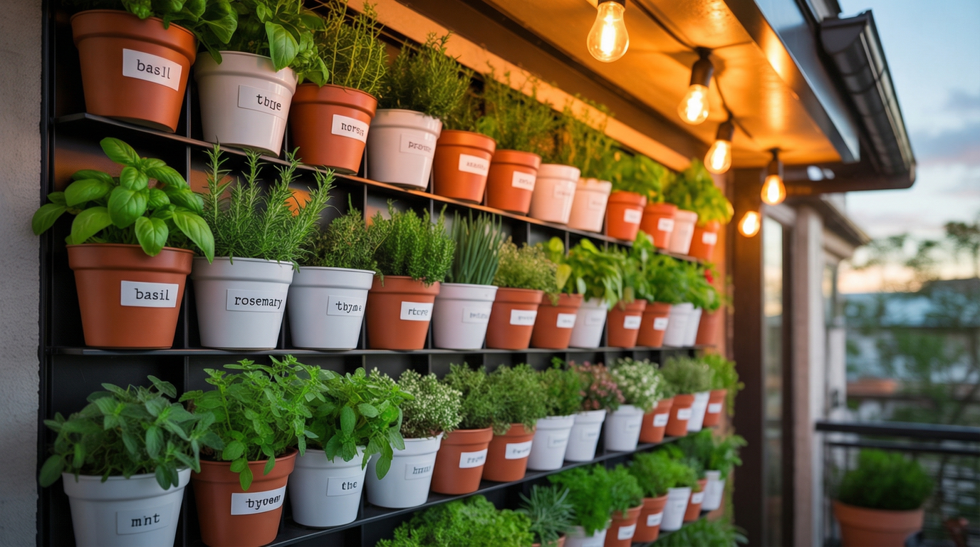 Vertical Herb Wall