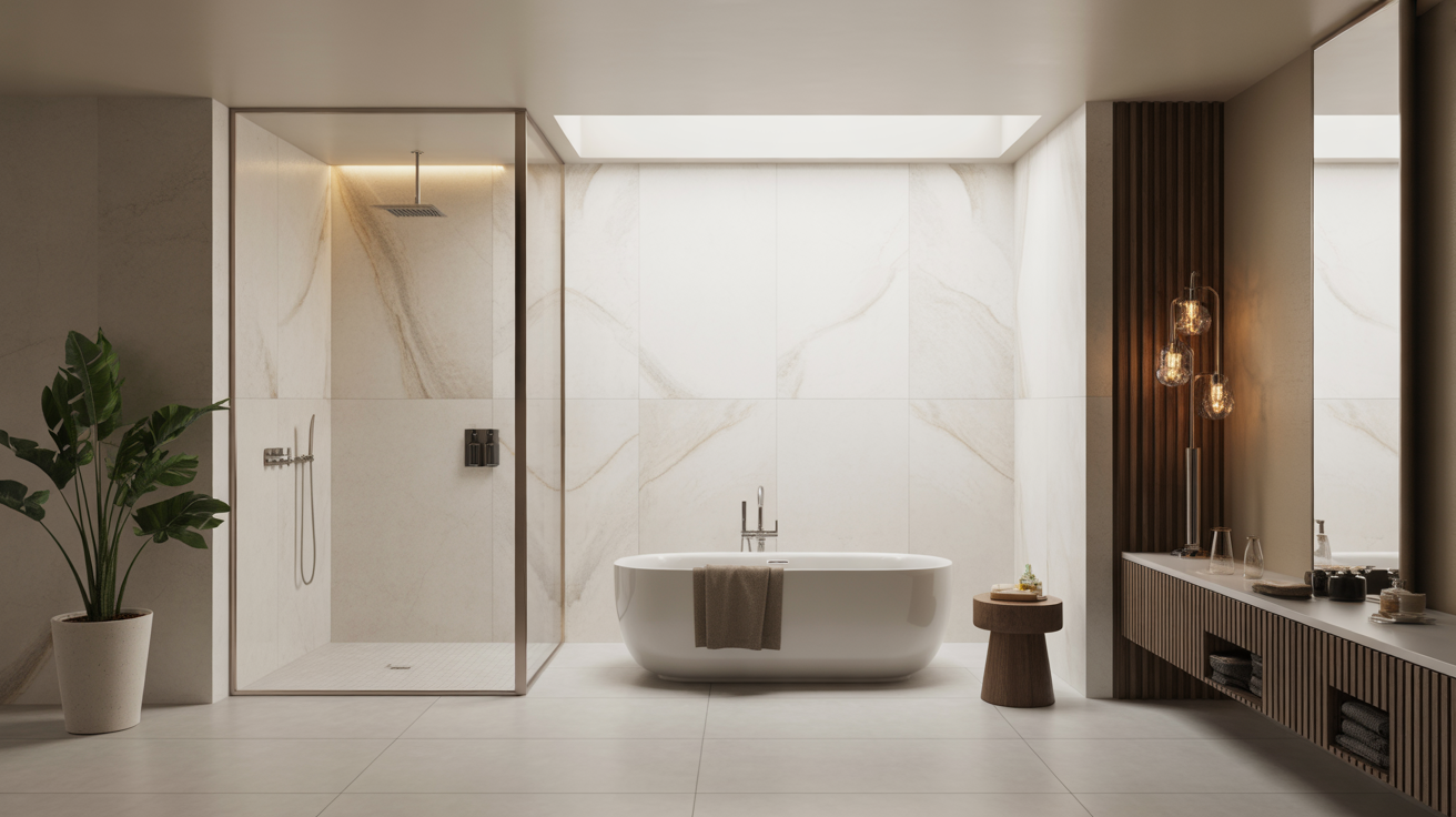 Spa-Inspired Showers and Bathtubs