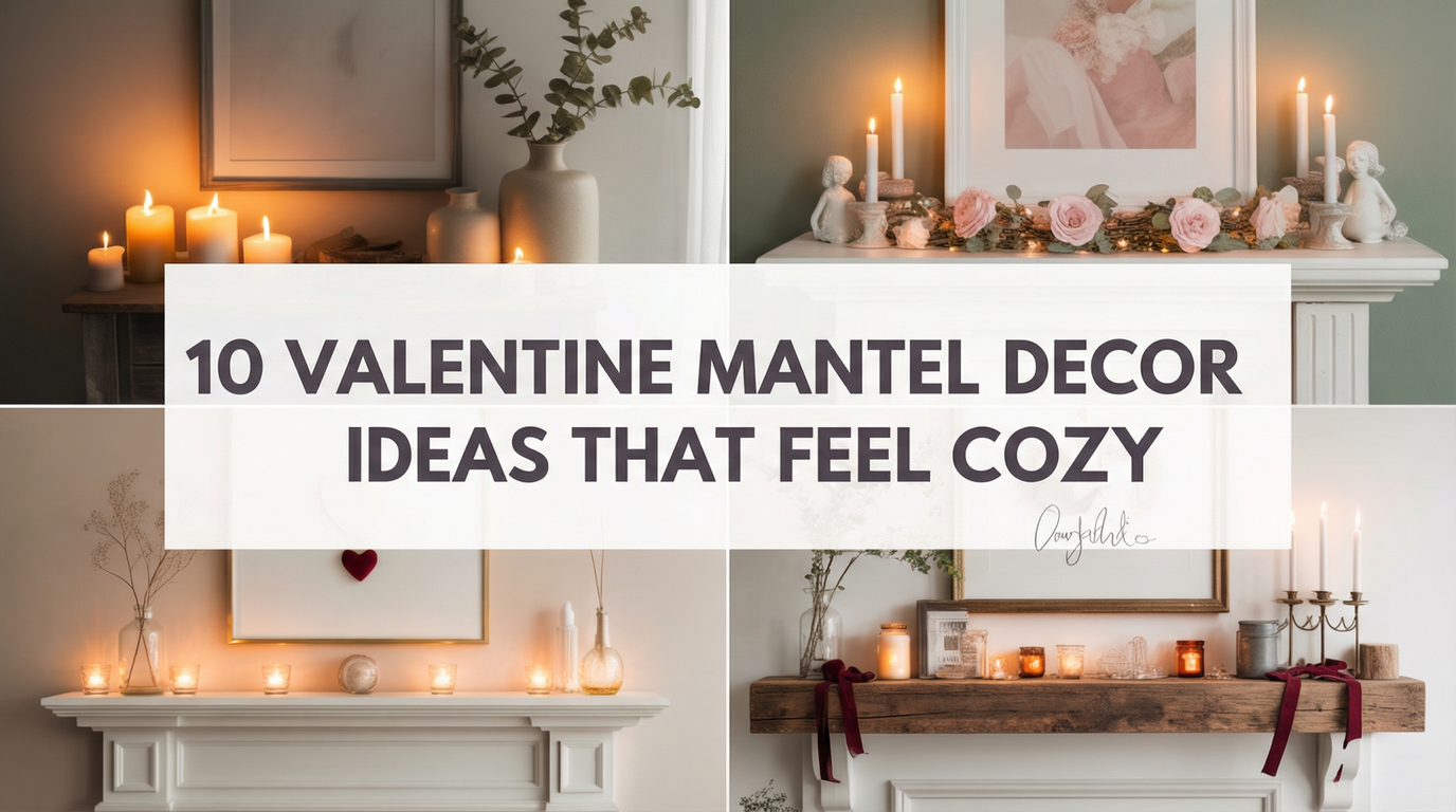 10 Valentine Mantel Decor Ideas That Feel Cozy
