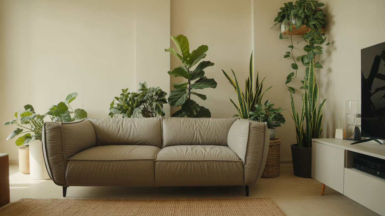 Living Room Indoor Plants Decor