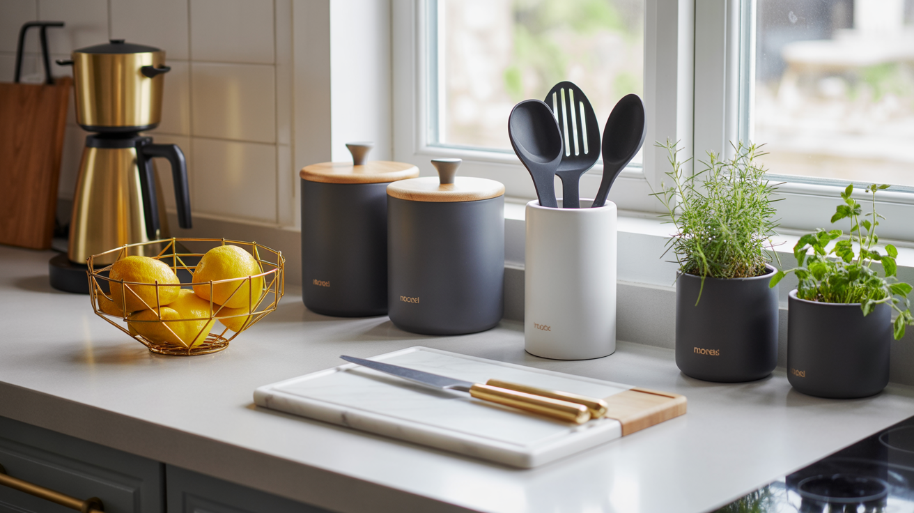Coordinated Accessories for a Stylish Kitchen