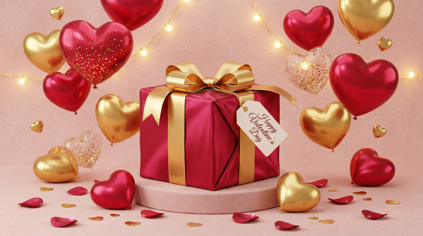 Happy Valentine’s Day 3D Art