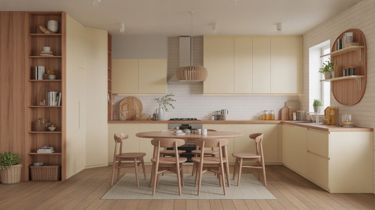 Warm Wood Accents for a Natural Texture Look