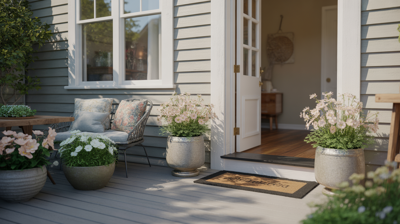 Fresh Floral Welcome with Modern Arrangements